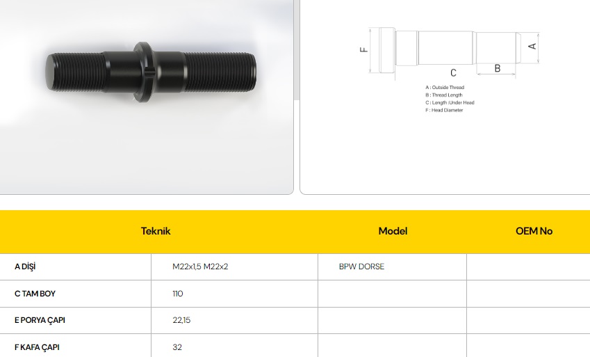 BİJON BP DORSE 100 ÖZEL